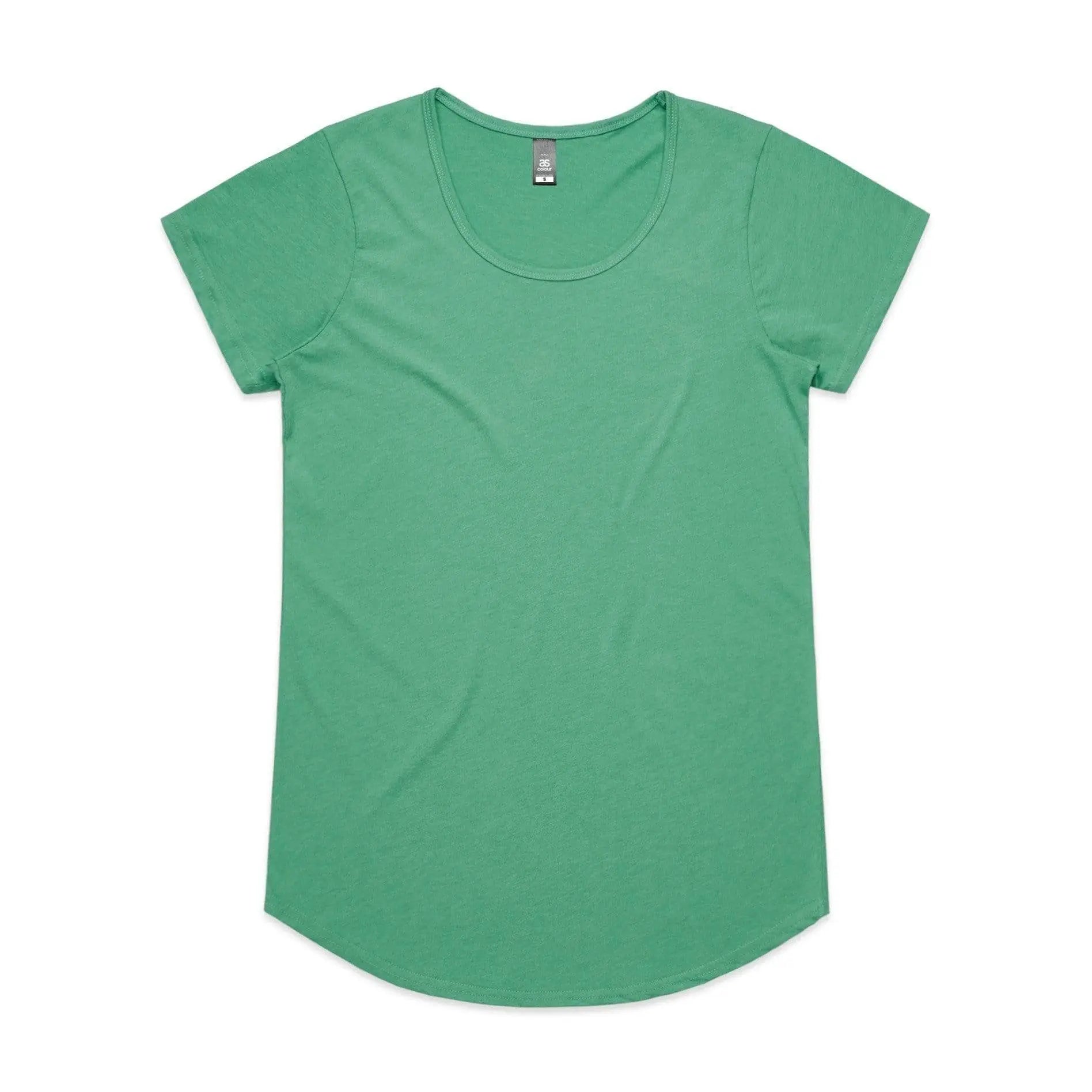 As Colour Women's mali tee 4008 Casual Wear As Colour LIGHT GREEN MARLE XSM